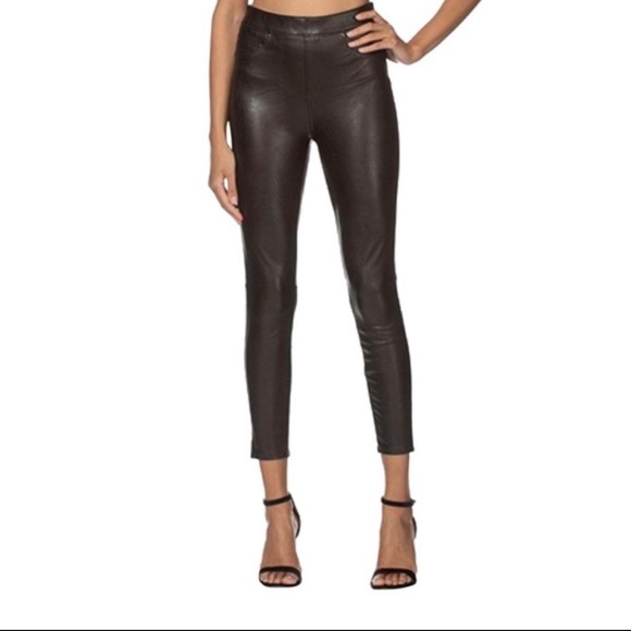 Spanx Leather-Like Ankle Skinny Pant - Picture 2 of 6